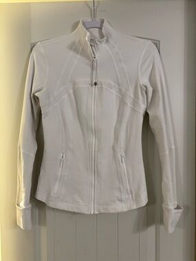 lululemon athletica White Full-Zip Stretch Jacket